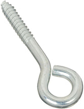 National Hardware N220-707 Lag Screw Eye, 3/8 in Thread, 2 in L Thread, 3/4 in ID Dia Eye, 3.01 in L Shank, Steel, Zinc